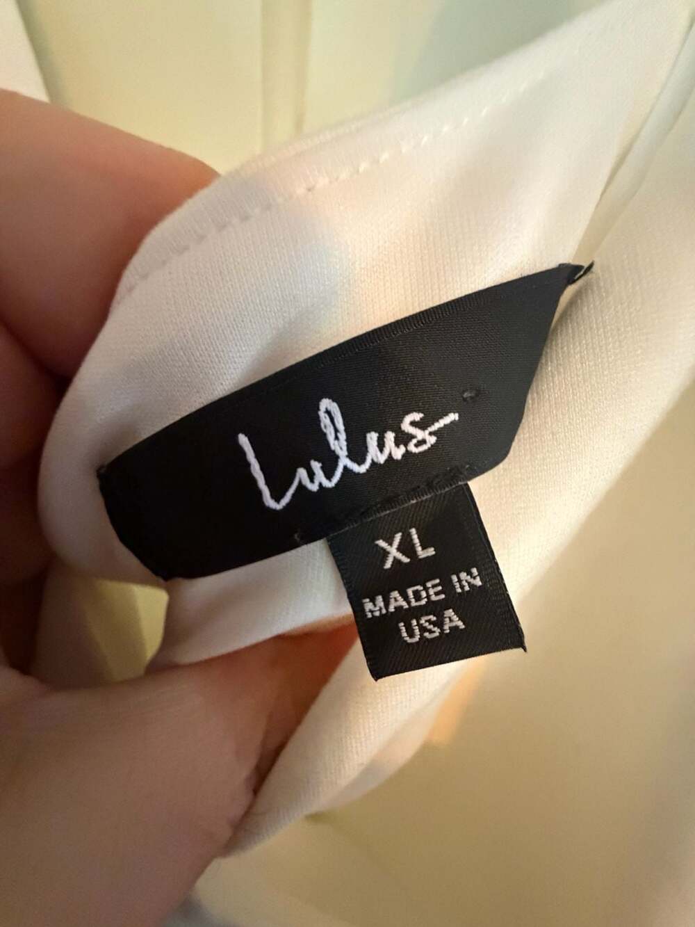 Lulus White Ruffle Mini Dress Size XL - Picture 2 of 7